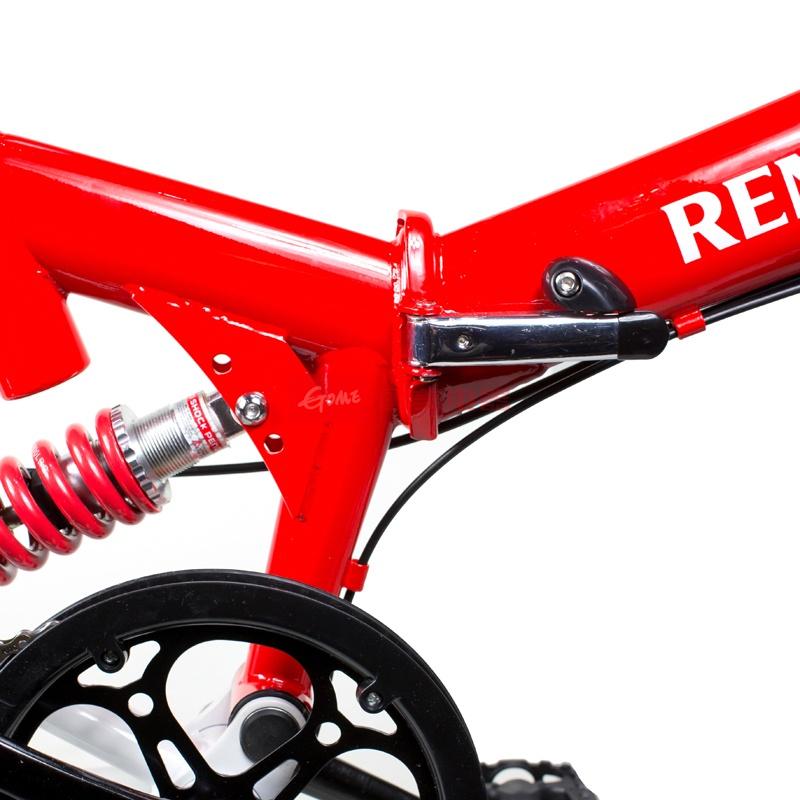 renault雷诺2014款城市休闲车折叠自行车rs207h(波尔红)