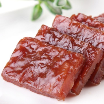 好好 散装辣味铁板肉250克 猪肉干 猪肉脯 21粒-24粒