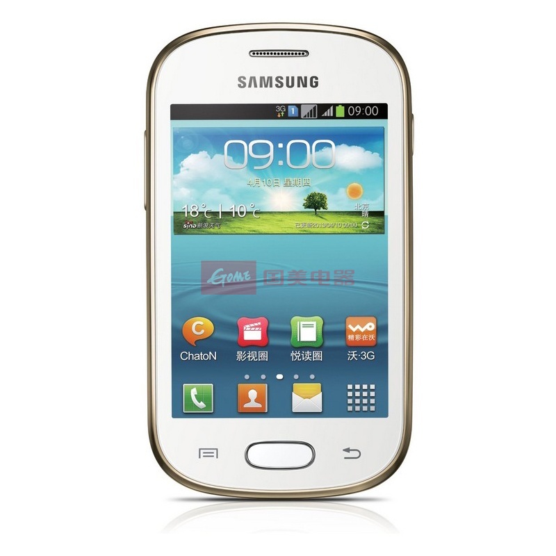 三星(samsung)s6812i galaxy fame 3g手机(白色)图片展示