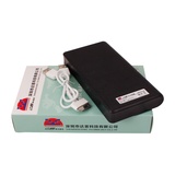 达客13200毫安移动电源手机充电宝双USB便携式备用(黑色)