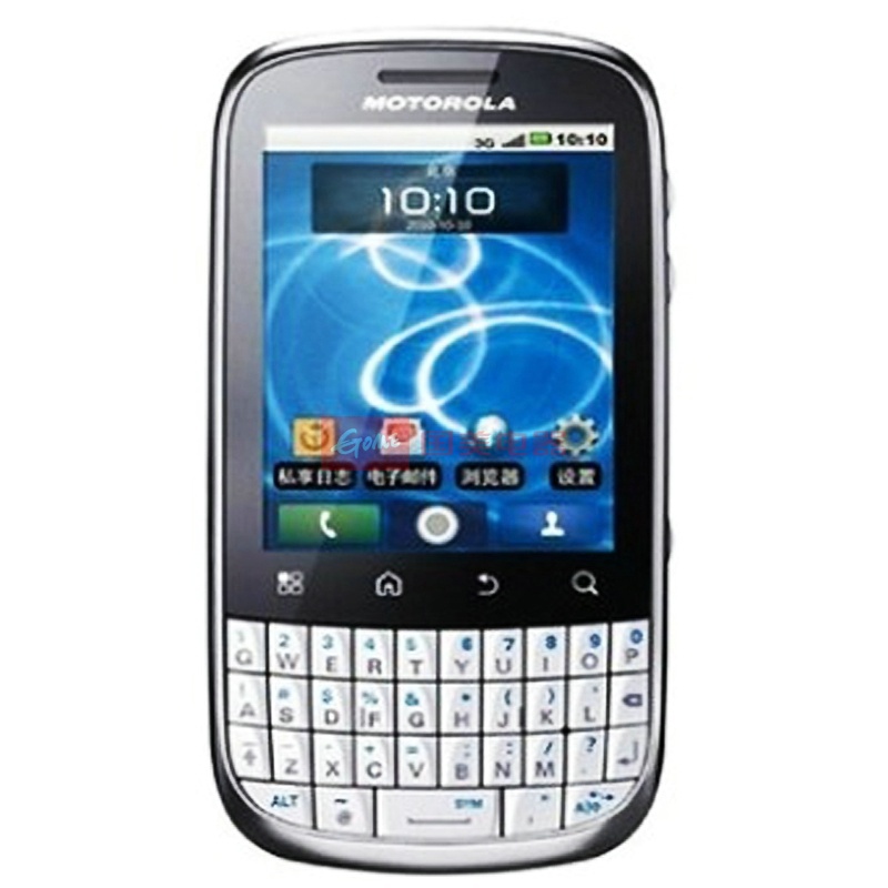 motorola 摩托罗拉xt316智能3g手机(朋克黑)联通定制(白色 非定制)