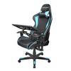 迪锐克斯DXRACER FD08黑蓝人体工学电脑椅/可躺办公座椅/午睡椅/赛车椅