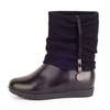 麦高 2013冬季新款女鞋 时尚中筒棉靴 W8929002-1(黑色 35)