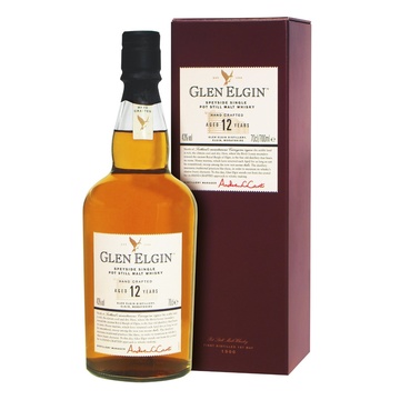 炎发酒业 Glen Elgin 格兰爱琴12年单一麦芽威士忌 700ml