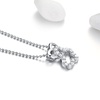 Lux-women-925银镶锆石吊坠-真爱LW12030802635(赠项链)