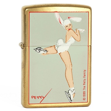 芝宝zippo打火机99年pettygirl之溜冰兔女郎