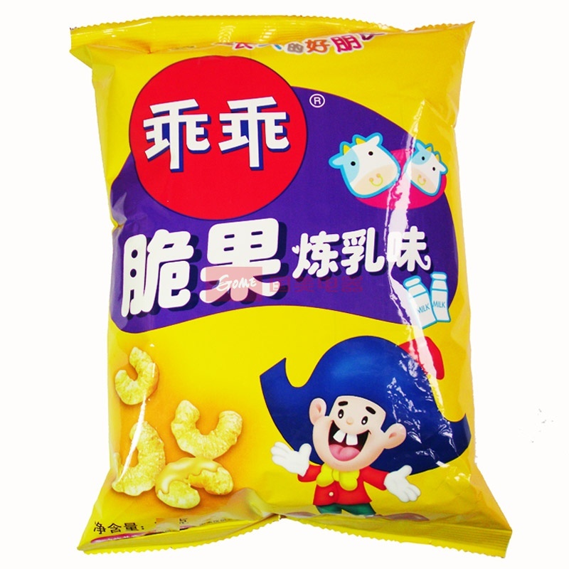 【天津乖乖米果卷其他零食图片】乖乖 脆果 零食(炼乳味 70克x1袋)