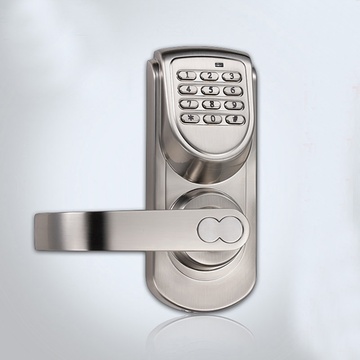 第吉尔keylock电子密码锁门锁出租屋 电子锁 家用防盗门锁101(不锈钢