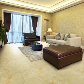 高恩全抛釉 黄玉石 客厅电视背景墙 酒店大堂地砖 800*800