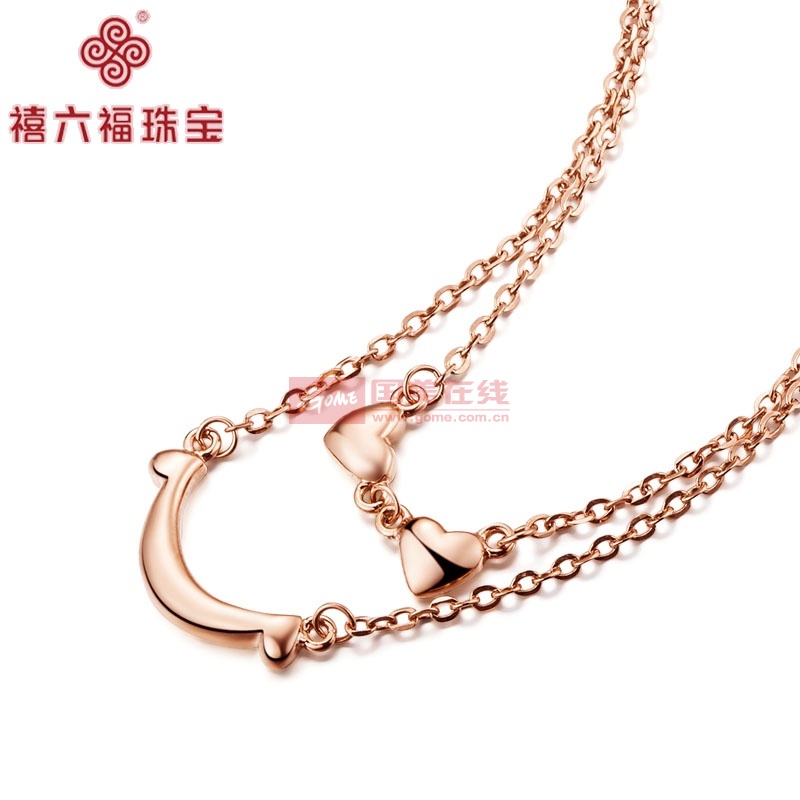 禧六福纯金k金饰品