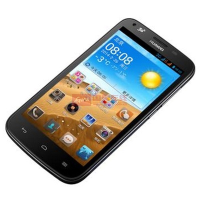 华为(huawei)y618 移动3g手机 四核5寸大屏 双卡双待(黑色 套餐三)