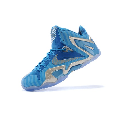 新款詹11精英版篮球鞋lebron xi ps elite642846-001(暗金月 43)