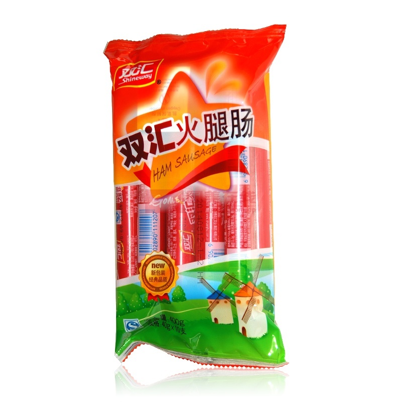 包邮食品休闲零食干果坚果炒货双汇超市火腿肠400g*1袋图片【图片