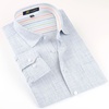 2015春夏新款高端麻赛尔亚麻衬衫 商务休闲男士衬衫 1000(1116优雅蓝 42)