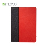 Maroo iPad Air2保护套 苹果平板电脑羊毛毡防摔皮套 红色炭灰色