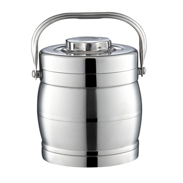 锐友经典不锈钢饭盒多层保温提锅16l鼓型