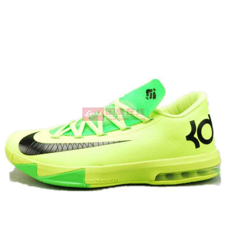 耐克/nike kd vi kd6 杜兰特6代篮球鞋 运动鞋 男 646742-501 (黑黄