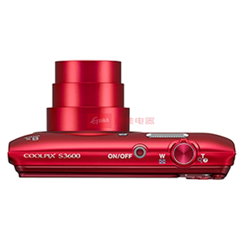 尼康nikoncoolpixs3600便携数码相机红色优惠套餐五