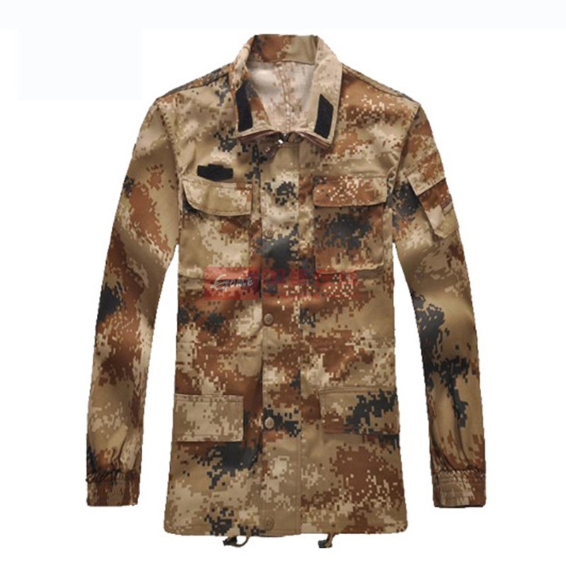 【彩诺狐军迷用品图片】07式陆军作战冬作训演练迷彩服荒漠迷彩服新式