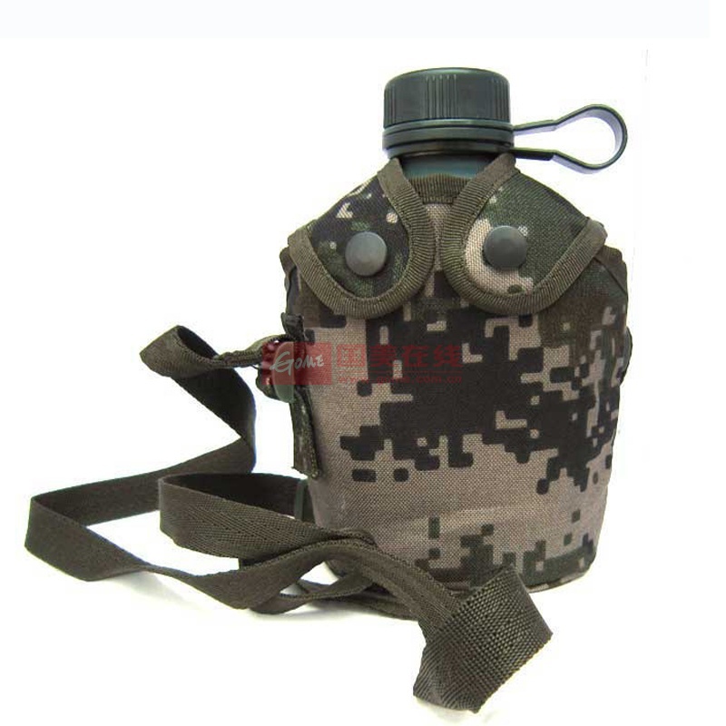 10水壶07式迷彩户外水壶南京七禾不锈钢军迷旅行水壶户外运动登山必备