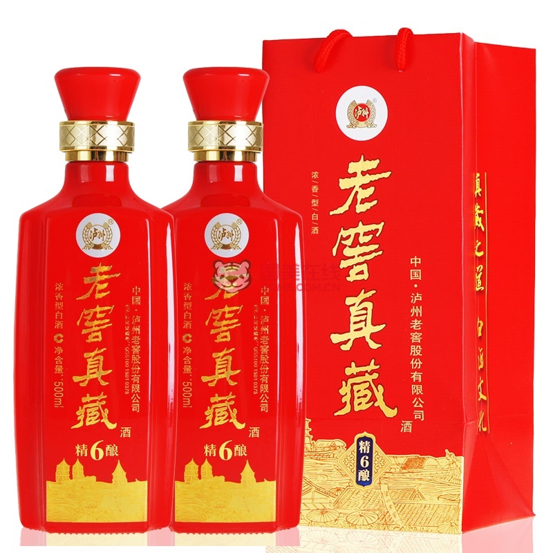 【四川泸州老窖白酒图片】购酒网 52度 泸州老窖 老窖真藏 精酿6号