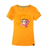 PaulFrank 大嘴猴夏季新款女士短袖T恤PSD52CE6013(放大镜-黄色 L)