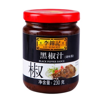 李锦记黑椒汁 230克/瓶