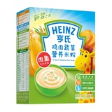 亨氏（Heinz）婴儿 1阶段 超值装营养米粉 400G 宝宝 辅食添加初期 原味 1盒(白色 淮山薏米)