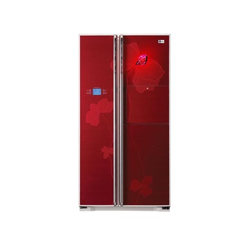 lg gr-c247jyl冰箱(酒红)