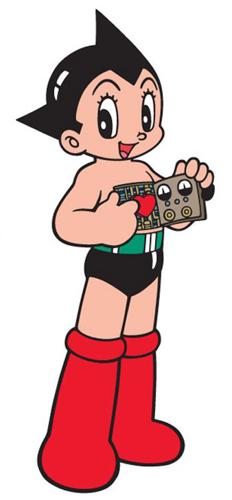 铁臂阿童木(astroboy)xsj-11汽车方向盘套(灰黑)