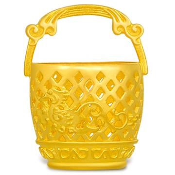 多边金都黄金子孙桶(金重约12.45 g)